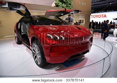 Frankfurt, Germany, September 13-2017: Wey Xev Concept At Iaa 2017