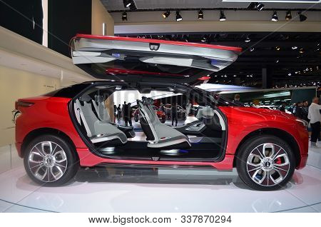 Frankfurt, Germany, September 13-2017: Wey Xev Concept At Iaa 2017