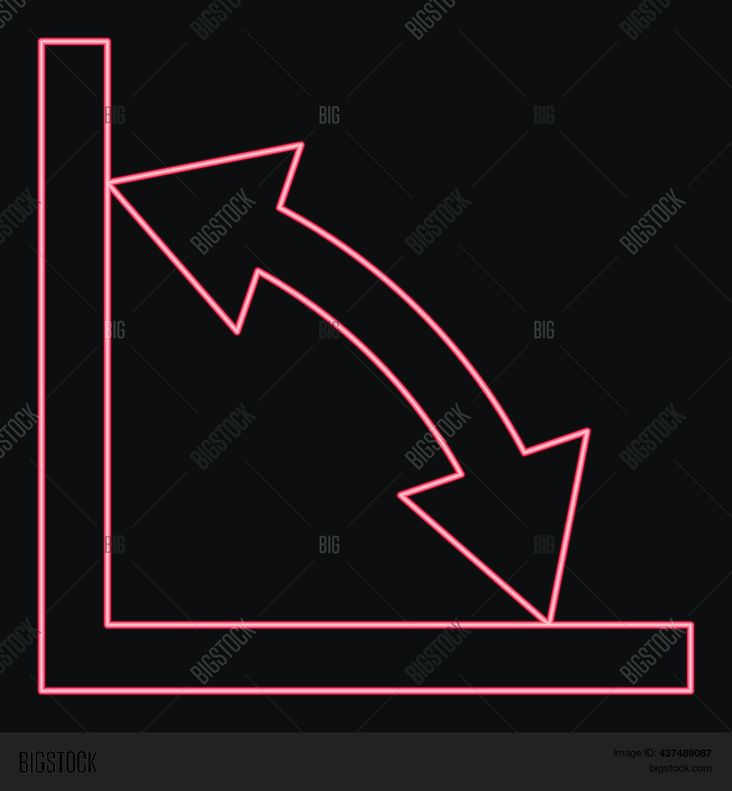 Neon Geometry Math Vector & Photo (Free Trial) | Bigstock