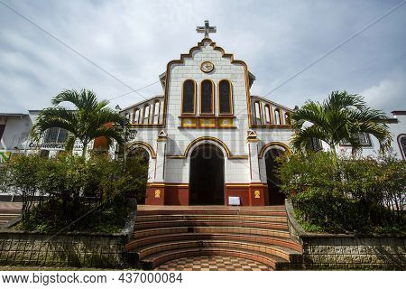 San Luis, Antioquia. Colombia - October 13, 2021. Municipality Located In The Eastern Sub-region Of 
