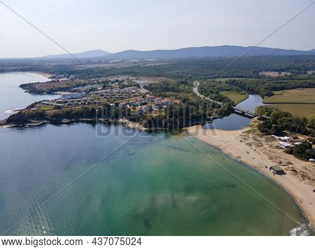 Amazing Aerial View Of South Beach Of Town Of Kiten, Burgas Region, Bulgaria