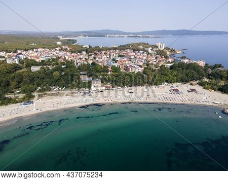 Amazing Aerial View Of South Beach Of Town Of Kiten, Burgas Region, Bulgaria