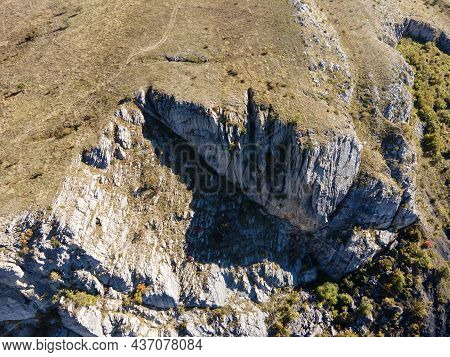 Aerial View Of Rock Formation Stolo At Ponor Mountain, Balkan Mountains, Bulgaria