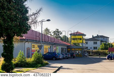 Swierklany, Poland -08.10.2021 - Netto Grocery Store In Swierklany