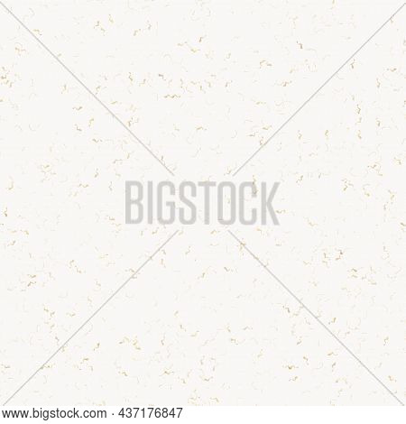 Handmade White Gold Metallic Rice Sprinkles Paper Texture. Seamless Washi Blur Sheet Background. Spa