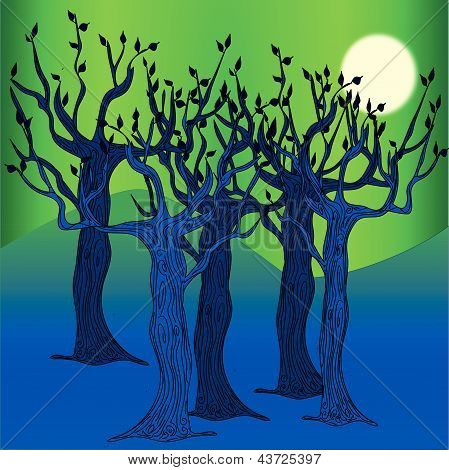 la foresta blu