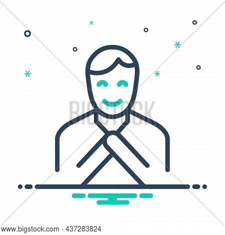 Mix Icon For Pleased Happy Blissful Blithesome Exultant Fain