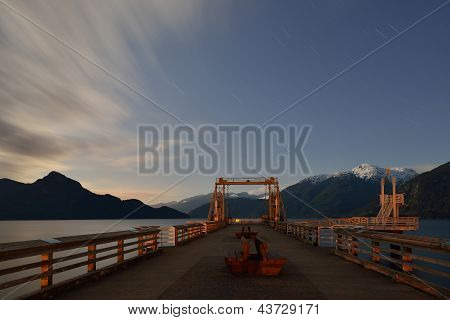 Porteau koyu Provincial Park gece atış