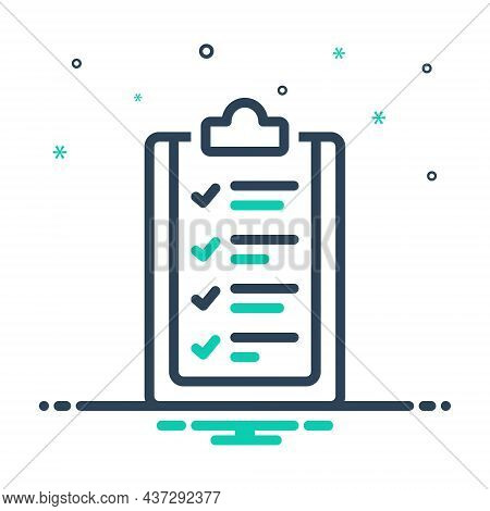 Mix Icon For Guidelines Guidance Pilotage Instruction Program List Rules