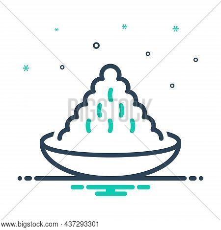Mix Icon For Yeast Ferment Flour Food Fermentation Bakery Granulated