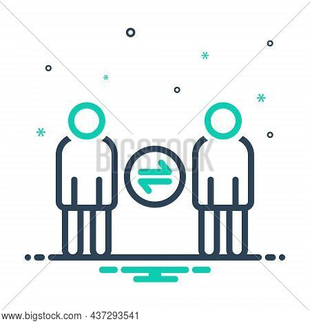 Mix Icon For Peer Rival Compeer Opponent Coequal