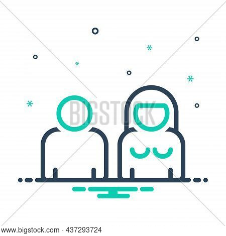 Mix Icon For Beside Near On-one-side Couple Alongside Hereabout Abreast-of