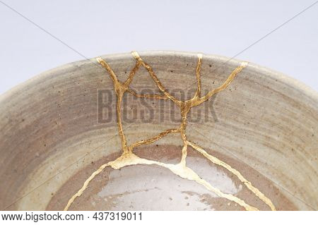 Kintsugi Cover Design. Luxury Marble Texture. Crack And Broken Ground Pattern For Wall Arts, Home De