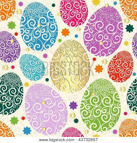 Easter Seamless Pattern