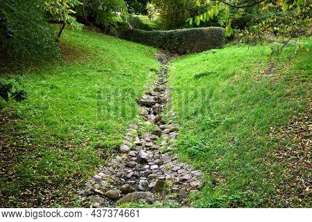 A Dry Stream In A Forest In The City Of Frankfurt Oder