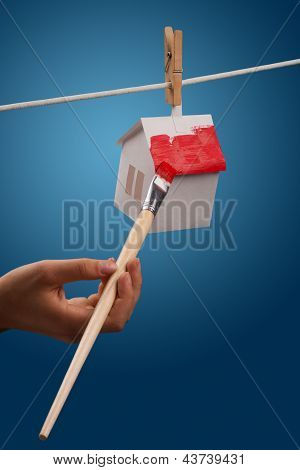 Casa renovação - conceito imobiliária