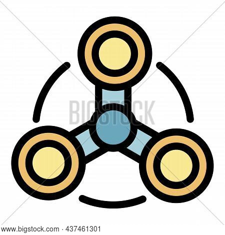 Operating Room Light Icon. Outline Operating Room Light Vector Icon Color Flat Isolated