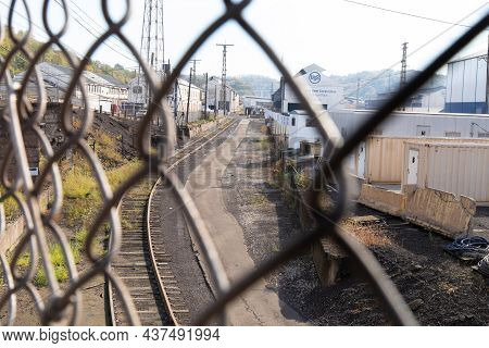 Braddock, Pa, Usa - 21 Oct 2020: Us Steel Edgar Thomson Plant, Mon Valley Works