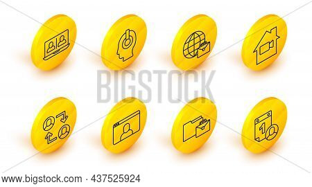 Set Line Time Management, Online Working, Video Chat Conference, Project Team Base, Camera Off Home,