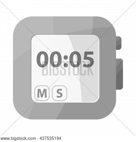 Vector Design Of Stopwatch And Clock Sign. Web Element Of Stopwatch And Tool Vector Icon For Stock.