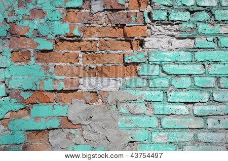 Detail der alten Mauer