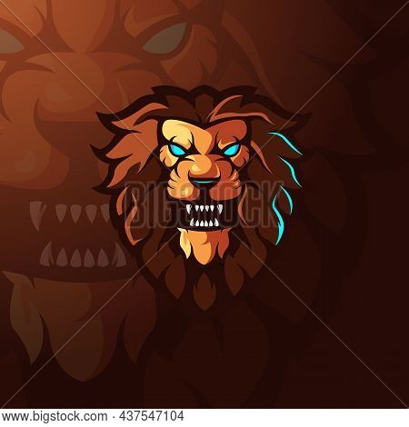 Lion Mascot Logo For Sports, Gaming And Team