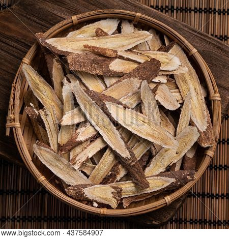 Chinese Herbal Medicine Astragalus Root.