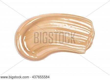 Foundation Color Sample Isolated On White Background