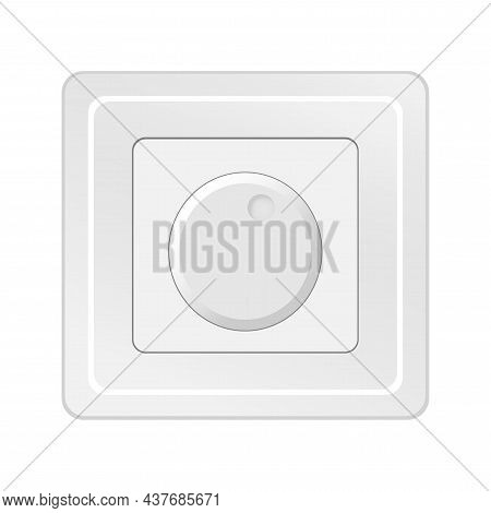Socket With Plug. Technology Background. Isolated Element. Home Art. Electrical Symbol. Vector Illus