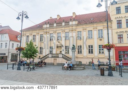 Bydgoszcz, Poland - July 25, 2021: Witold Belza Library.