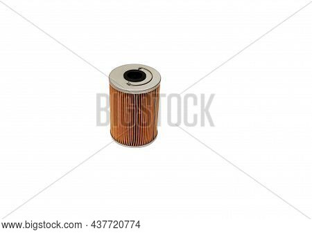 New Oil Filter Isolated On White Background