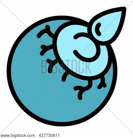 Eye Treatment Icon. Outline Eye Treatment Vector Icon Color Flat Isolated