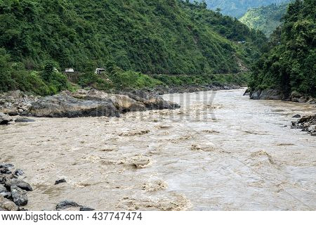 River In Flood Stage