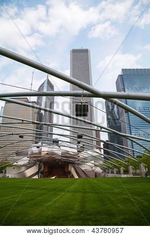 Jay Pritzker Pavilion i Grant Park i Chicago