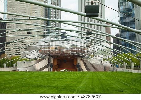 Jay Pritzker Pavilion i Grant Park i Chicago