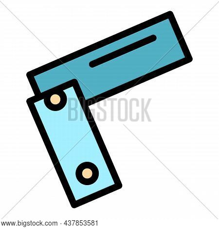 Try Square Icon. Outline Try Square Vector Icon Color Flat Isolated
