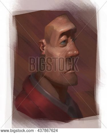 A Man In A Pink Jacket, A Businessman Of The Perestroika Period In New Russia