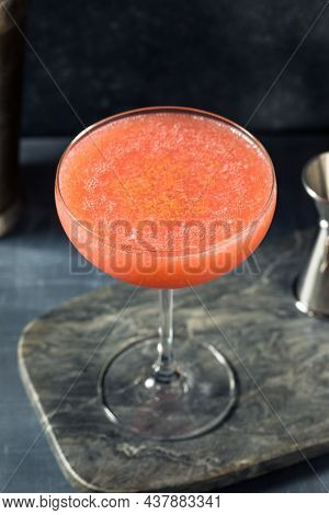 Boozy Refreshing Millionares Cocktail With Bourbon Absinthe And Grenadine