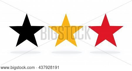 Star Vector Icon, Graphic Design, Mobile App, Illustration Symbol, Star Web Site, Logo, Blank Backgr
