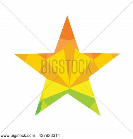 Star Vector Icon, Graphic Design, Mobile App, Illustration Symbol, Star Web Site, Logo, Blank Backgr