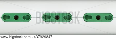 European Type C And Italian Type L Electrical Power Sockets