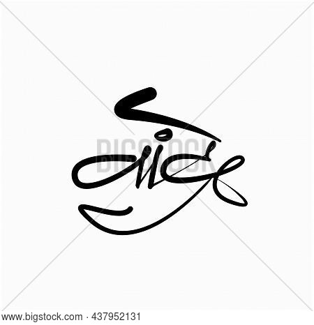 Vandre Logo Calligraphy. Bandra Old Name. Western Boys Name.