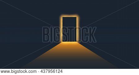 Dark Room, Half-light, Door Closed, Verly Low, Tiny Light Coming Through From Outside - New Possibil