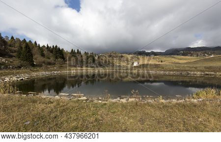 View Of Piani Di Artavaggio In October
