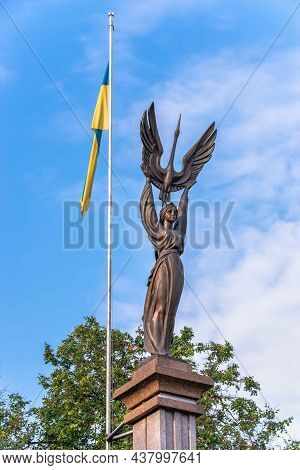 Monument Of Independence In Ternopil, Ukraine
