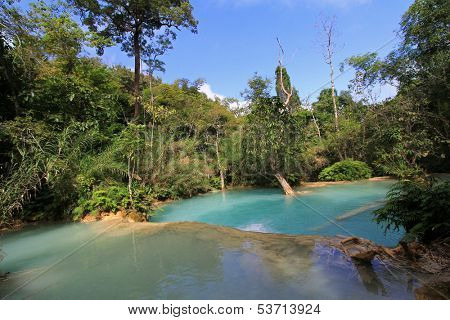 Kuang Si Waterfall (Tat Guangxi), Luang Prabang, Laos