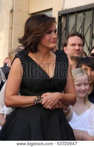 LOS ANGELES - NOV 8:  Mariska Hargitay at the Mariska Hargitay Hollywood Walk of Fame Star Ceremony at Hollywood Blvd on November 8, 2013 in Los Angeles, CA\