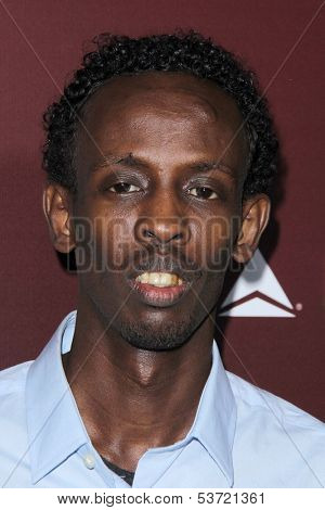LOS ANGELES - NOV 6:  Barkhad Abdi at the Hollywood Reporter's Next Gen 20th Anniversary Gala at Hammer Museum on November 6, 2013 in Westwood, CA