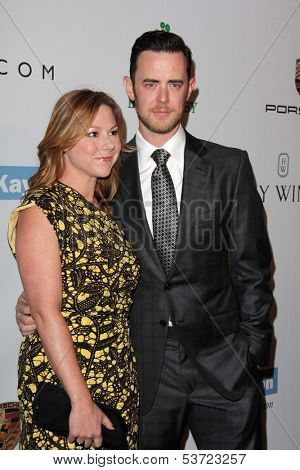LOS ANGELES - NOV 9:  Samantha Bryant, Colin Hanks at the Second Annual Baby2Baby Gala at Book Bindery on November 9, 2013 in Culver City, CA