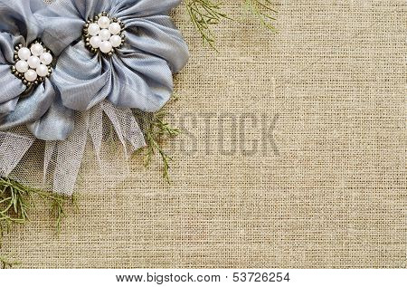 Background With A Flower Arrangement